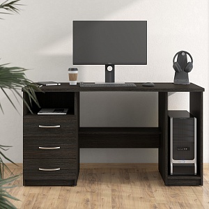Стол компьютерный COMP CD 1660.A, дуб юкон модерн, 136х63х75 см